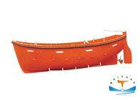 Open Type Lifeboat Rescue Boat Iber Reinforced Plastic For Coastal And Inland River