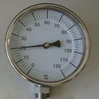 6 - Alüminyum Kadranlı Suya Dayanıklı 0 - 120C SS Alt Bimetalik Termometre