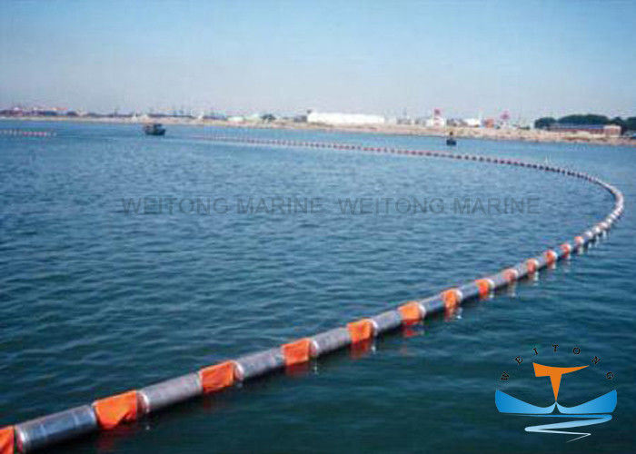 Fire Resistant Oil Absorbent Boom , Oil Boom Spill For Water Environmental Protection
