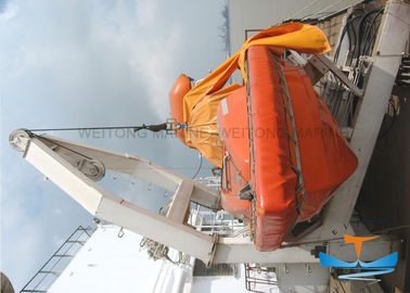 Çin CCS Onaylı Yaşam Raft Davit Fırlatma, Tekne Davit Vinç 28-45kn Kaldırma Yükü Fabrika